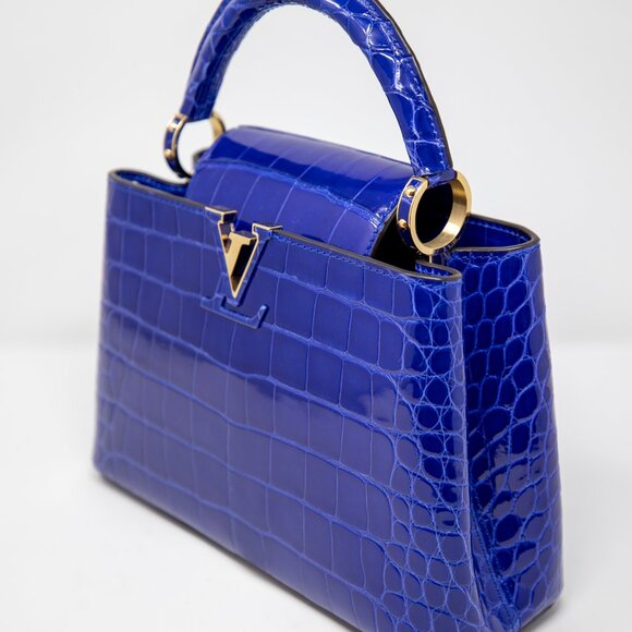 Louis Vuitton BNIB Capucines BB Bag- Santorini Blue exotic leather - Picture 4 of 16